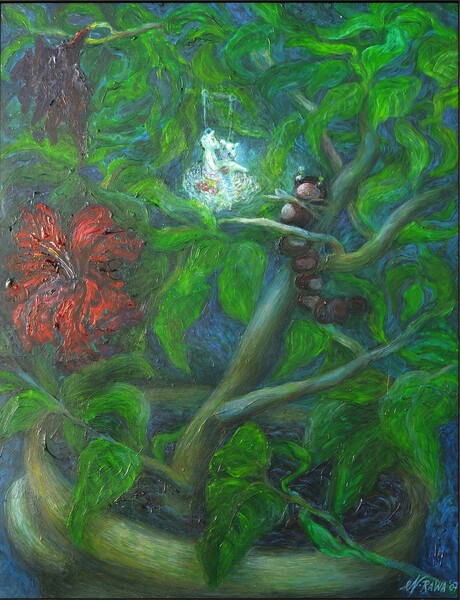 Dětská zátiší -Princezny a drak _ Children´s still life -Princess and Dragon